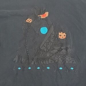 Vintage Arizona T Shirt Extra Large XL Black 90s Single Stitch ONEITA USA